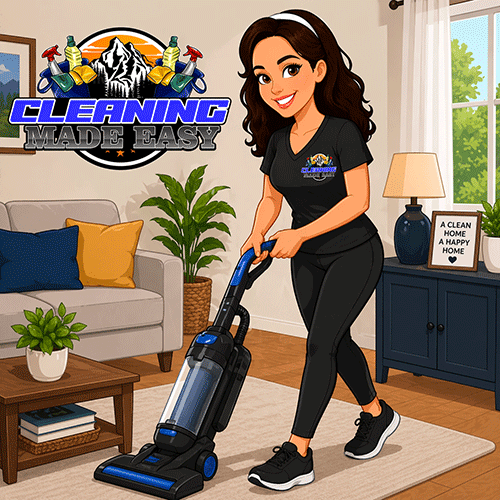 Vanessa representing cleaning services